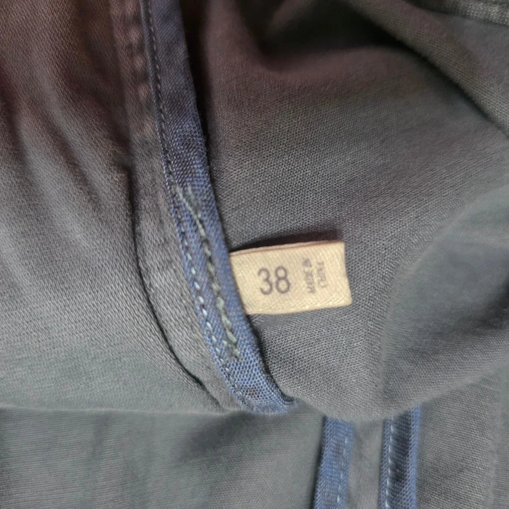 NEW Faherty Mens‎ Stretch Chino Pants Navy Blue Garment Dyed Size 38X34 Pockets